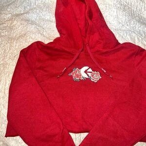 Red Floral Ethika Hoodie
